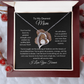 Forever Love Heart Necklace - To My Dearest Mom