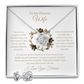 Love Knot Necklace & Earring Set - To Wife from Husband