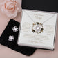 Love Knot Necklace & Earring Set - To Wife from Husband