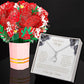 Alluring Beauty Necklace & Sweetest Devotion Flower Bouquet - To Wife from Husband