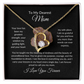 Forever Love Heart Necklace - To My Dearest Mom