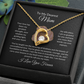 Forever Love Heart Necklace - To My Dearest Mom